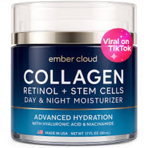 Collagen Face Cream with Stem Cells Retinol Hyalurnic Acid Niacinamide for All