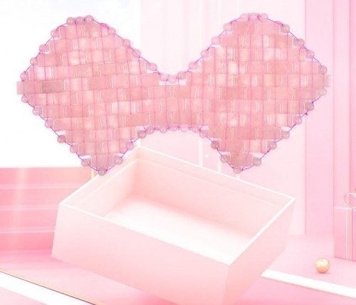 Butterfly Design Spa Ice Compress Eyelids Handmade Woven Jade Rose Quartz Eye Mask