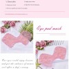 Butterfly Design Spa Ice Compress Eyelids Handmade Woven Jade Rose Quartz Eye Mask