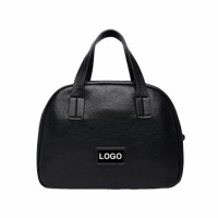Large Capacity Travel Skincare Waterproof Portable Genuine Leather Tote Bag Stylish Toiletry Bag
