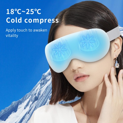 smart hot and cold eye massager with vibration function