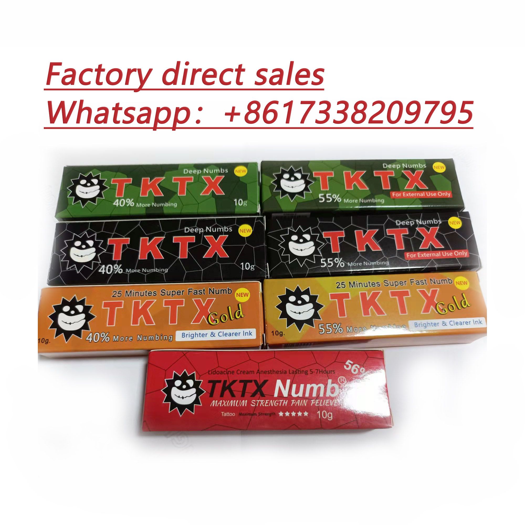 tktx black numbing cream 75% 55%