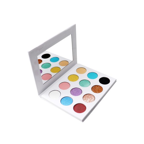 Private Label Pigment Matte Shimmer Eyeshadow Palette Cruelty Free Vegan Eyeshadow