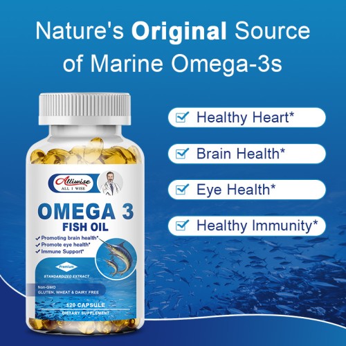 Omega 3 fish oil softgels Factory customized EPA+DHA soft capsules private label