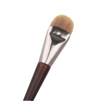 Makeup Brush Single Foundation Wood Handle Non-Marking Tongue Type Cosmetics