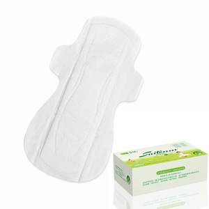 100% Biodegradable panty liners with bamboo fiber sanitary napkin pads