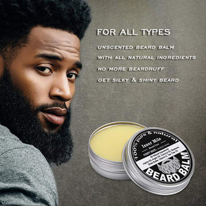 100% Natural Beard Balm Beard& Hair Wax Organic High quality for mens care 60g In Stock