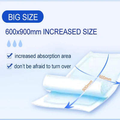 100% Quality Assurance 60*90 Non-Woven Fluff Pulp Disposable Adult Underpad