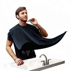 100%polyester Bib Catcher in mirror,shaving Beard Bib Apron for man,Good Quality Beard Cape