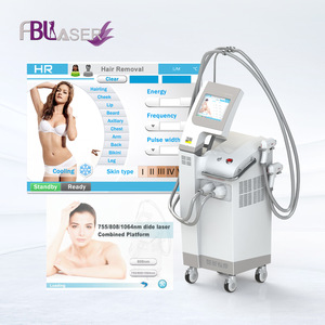 2019 hot sale Latest powerful Germany Import Lamp Dual Handle 808 nm Diode Laser Hair Removal beauty equipment