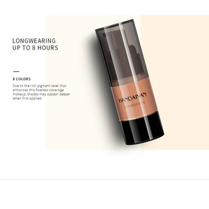 2019 Hot wholesale private label liquid foundation make up waterproof foundation for dark skin