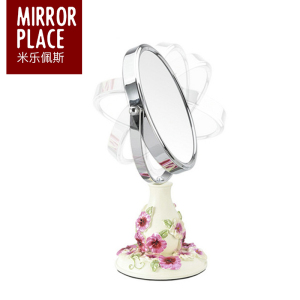 2020 high quality resin two faces colorful cosmetic mirror