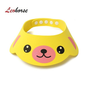 Adjustable Kids Shampoo Bathing Shower Cap Toddler Baby Hat Wash Hair Visor Caps Lovely  For Baby Care