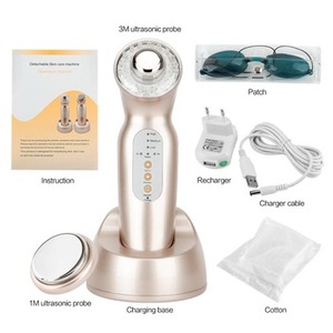 Anti-Aging 1Mhz And 3 Mhz Ultrasound Led Light Therapy Beauty Personal Care Skin Electric Home Appliance