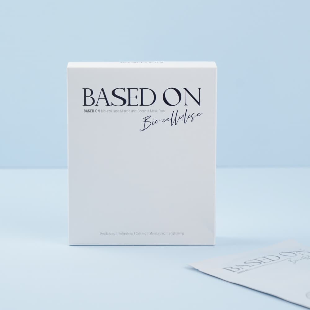 BASED ON  Bio-celluouse Miseon and Coconut Mask Pack  23g*5sheets_skin care, mask, mask sheet