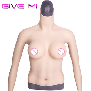 Beautiful Silicone Crossdresser Wearable Big Charming Breast Forms With Arms