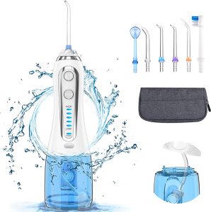 Best 300ml Oral Irrigator Portable Dental Water Flosser Jet 5 Modes Water Floss USB Rechargeable Irrigator Dental Teeth Cleaner