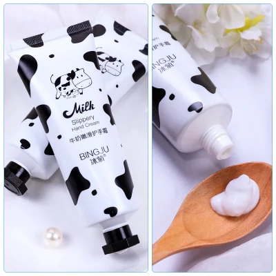 Bingju Hand Care Organic Anti Chapping Nourishing Hand Lotion Moisturizing Whitening Milk Hand Cream