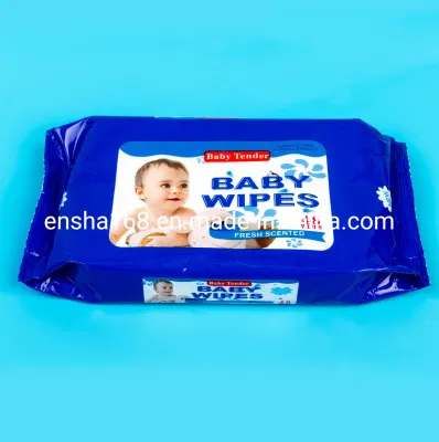 China Factory Wholesale Soft Spunlace No-Woven Disposable OEM Wet Baby Wipes