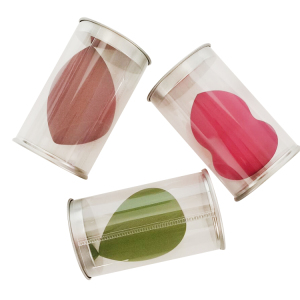 Cosmetic Non-Latex Hydrophilic  Waterdrop Shape Original Beauty Makeup Sponge Blender holder  with box