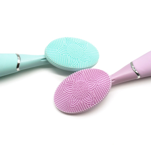 Deep cleaning pore cleanser face massager rechargeable electric handheld facial cleansing brush