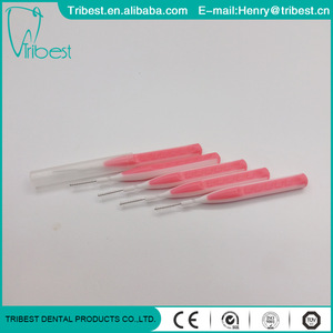 dental disposable interdental brush with orthodontic use