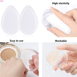 Different Color Washable Foundation Silicone Cosmetic Powder Puff