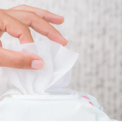 Eco Friendly Biodegradable Wet Wipes for Hand Cleaning with Skin Care