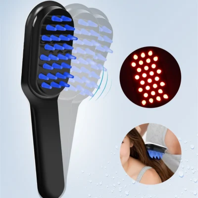 Electric Light Therapy Hair Care Head Massage Straight Hair Comb