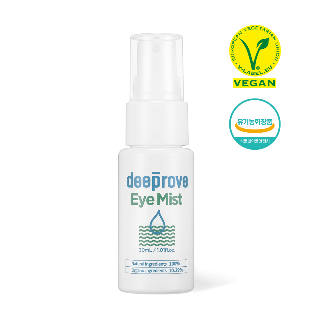 Eye mist, organic cometics, eye care cosmetic, aromatherapy,moisturizing barrier care the eyes