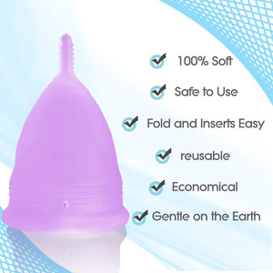 Feminine Hygiene Medical Grade Silicone Free Menstruation Cup