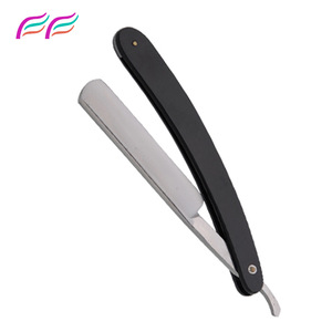 folding shaving razor stainless steel straight shaving razor men by Bahasa Pro