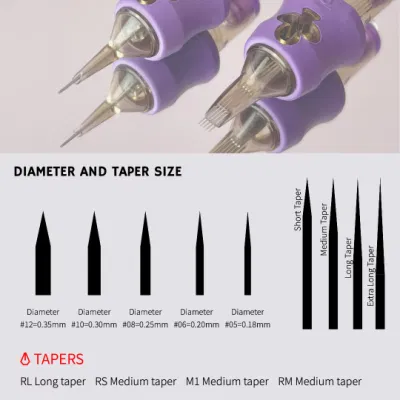 Hot Selling Sterilized Tattoo Needle Quality Disposable Tattoo Cartridge Needles