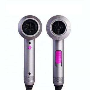Iron gray and Fuchsia travel hair dryer  1800-2000W supersonic hair dryer  heater