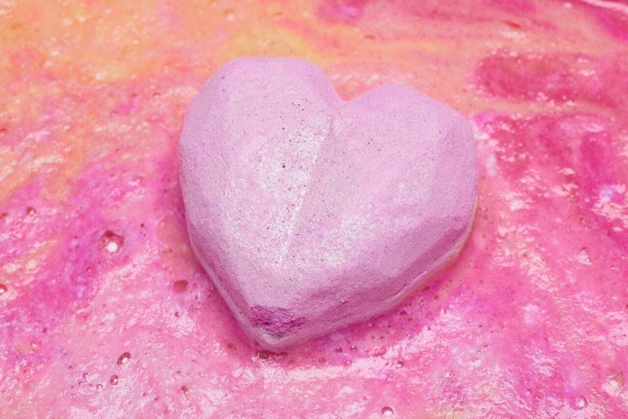Kirit Pink Twinkle Bath Bomb Stress Relief Bubble Bath