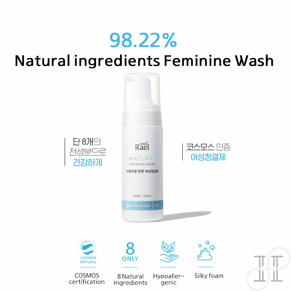 Korea Rael Natural Feminine Cleansing Wash - Intimate Hygiene Feminine Wash 150ml