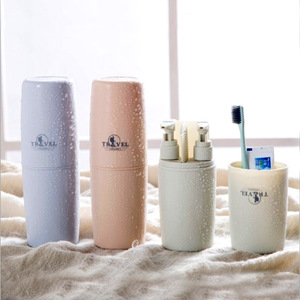 Mini Size Fancy Shampoo Bottle and Body Wash Bottles for Travel Bath Set