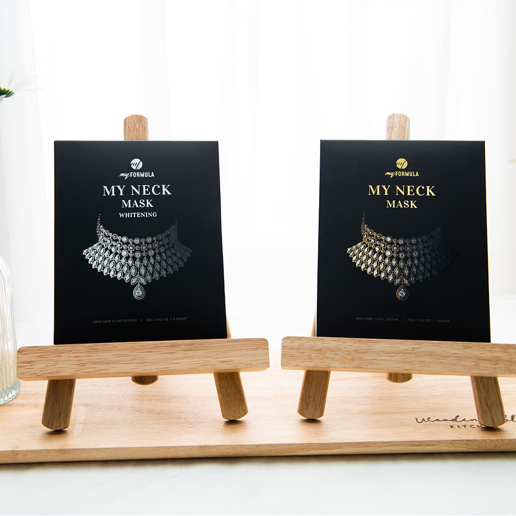 My Formula My Neck Mask Brightening Neck Wrinkle $ Brightening Care