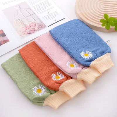 Natural Plant Fibre Shower Gloves Scrubber Gloves for Women and Men