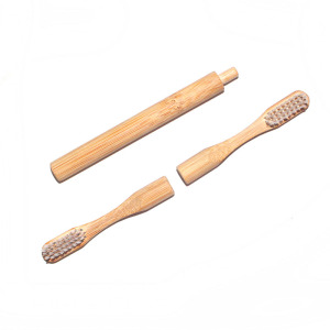 New Eco-friendly Products Replace handle Zero Waste Degradable Bamboo Toothbrush Replacement Heads