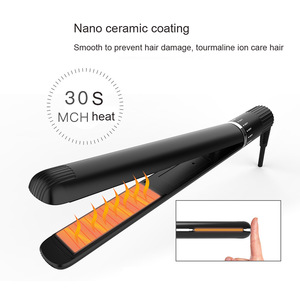 New Product Ideas 2019 Rotating Curling Iron Electric Flat Irons Wholesale