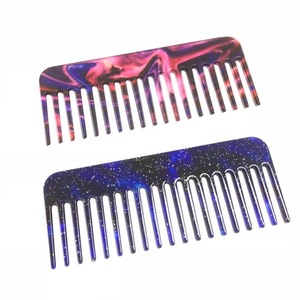 new year hot selling handmade home hair comb made by acetate