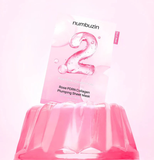(Numbuzin) No.2 Rose PDRN Collagen Plumping Sheet Mask 1ea