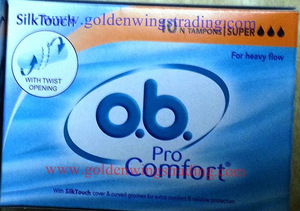 O.B Pro Comfort TAMPONS FOR HYGIENE USE