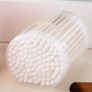 Paper cosmetic white cotton bud