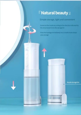 Personal Care Ipx7 Waterproof Scalable Portable Rechargeable Electric Oral Irrigator