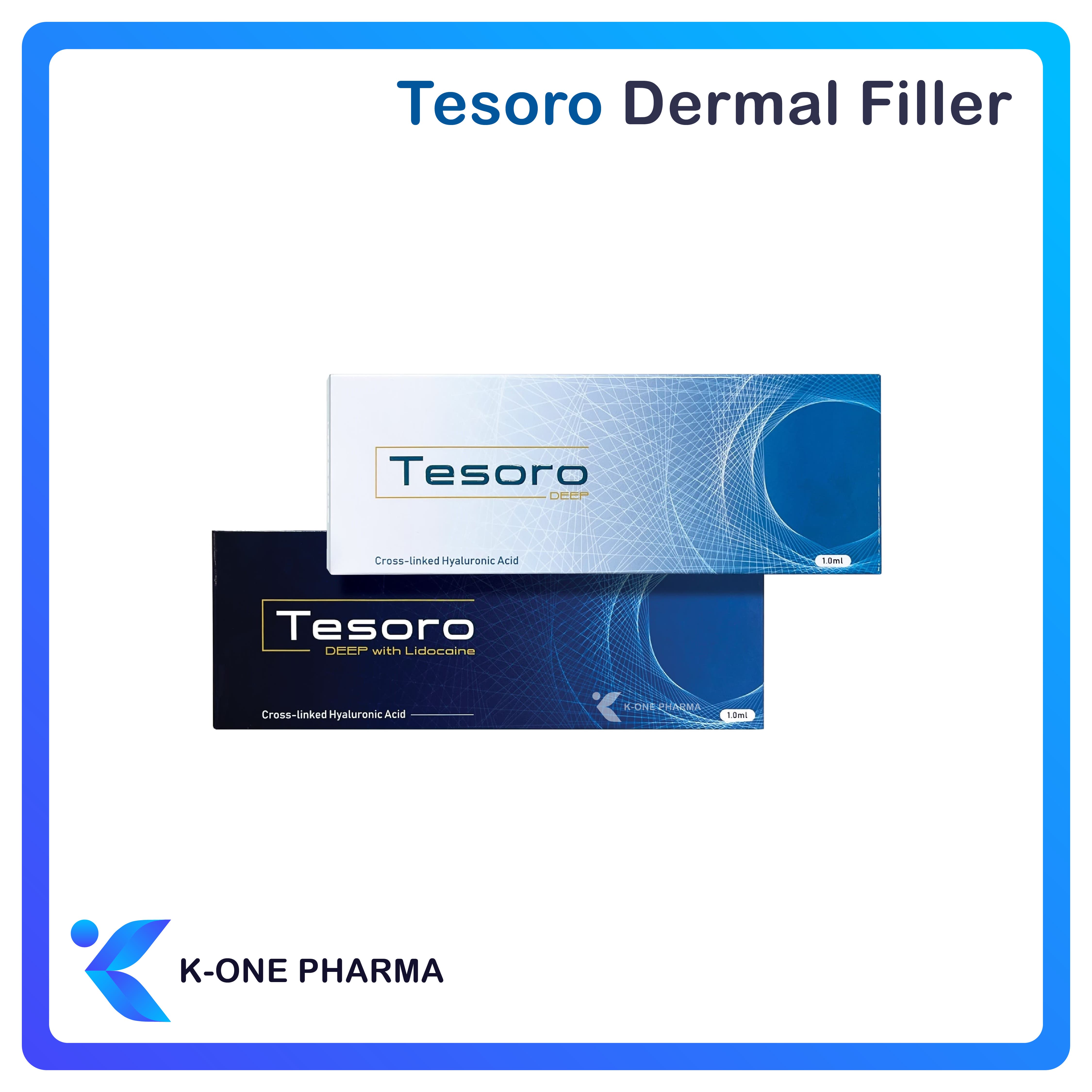 TESORO Dermal Filler Natural - looking Lip fullness Boosting Collagen Plumping Facial Contour 