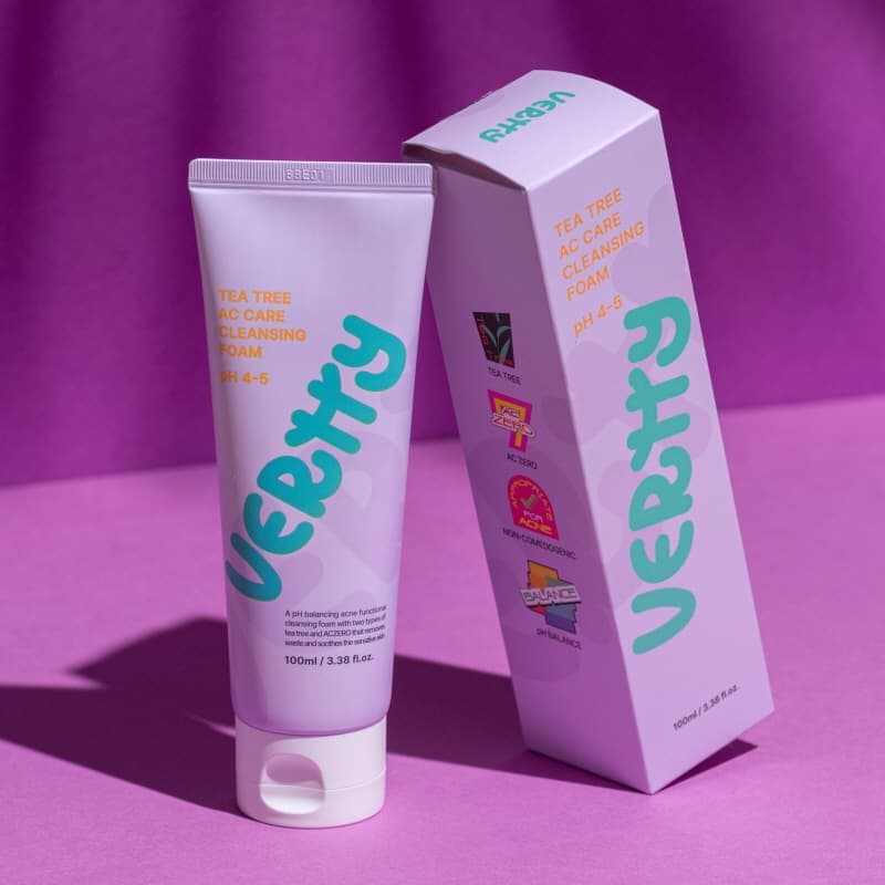 VERTTY Tea Tree AC care Cleansing Foam 100ml