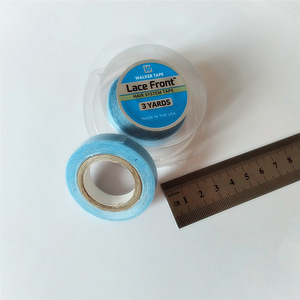 Walker Tape Lace Front Hair System Tape 3 Yards Double Face  Blue Tape For Hair Extension Toupee Lace Wig Pu Extension