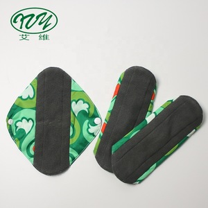 Women Bamboo Sanitary Napkins Breathable Reusable Menstrual Pad